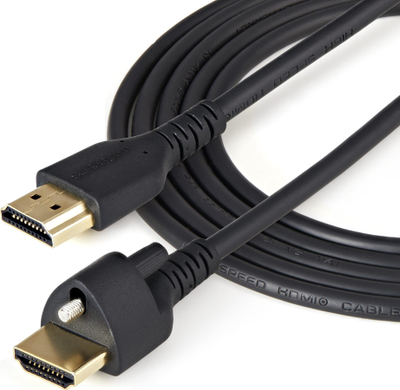 Kabllo HDMI StarTech.com 2m, 4K 60Hz HDR, me vidë bllokuese, e zezë