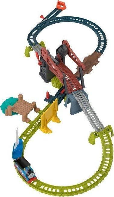 Fisher-Price Tom dhe Shokët: Set treni me urë ngritëse