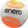Top futbolli plazhi Enero Softtouch Active, nr. 5, 400 g, bardh portokalli blu