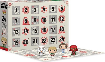 Kalendar Aventi Funko Star Wars Holiday Darth Vader, 24 surpriza, figura mini vinili, shumëngjyrësh