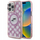 Mbulesë telefoni Karl Lagerfeld MagSafe për iPhone 16 Pro Max, TPU polikarbonat, rozë transparente