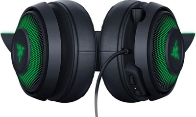 Kufje Razer Kraken Kitty Edition (RZ04 - 02980100 - R3M1), të zeza / të gjelbra