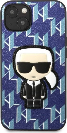 Mbulesë telefoni Karl Lagerfeld KLHCP13MPMNIKBL, për iPhone 13, hardcase, blu