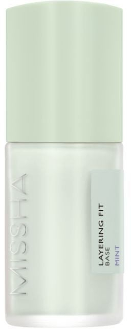 Bazë grimi Missha Layering Fit Base Primer Mint, kundër skuqjeve, nuancë mente, jeshile e butë