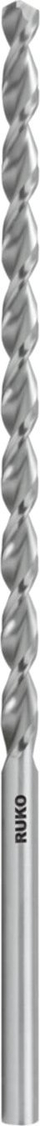 Stërvitëse spirale Ruko DIN 1869 TL3000 HSS-G, për vrima të thella, 2.0–12.0 mm, ngjyrë argjendt