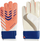 Doreza portieri për kalamaj adidas Predator Glove Training, latex Soft Grip, mbyllje me Velcro, të bardha portokalli