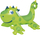 Dyshek pishine fryrës Pool Central Spotted Dinosaur, 46.5", jeshil