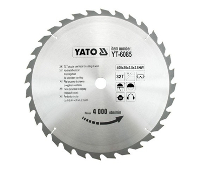 Disk prerës për dru Yato, 400x30mm 32z YT-6085