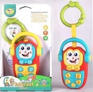 Lodër telefon muzikor Swede, me drita e tinguj, shumëngjyrësh