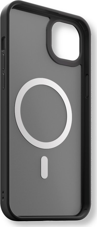 Kuti mbrojtëse Next One Mist Shield MagSafe, për iPhone 15, gjysmë e tejdukshme, e zezë