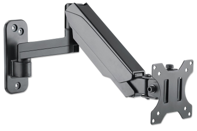 Mbajtëse muri për monitor Manhattan 461610, 17"-32", me gas spring, e zezë