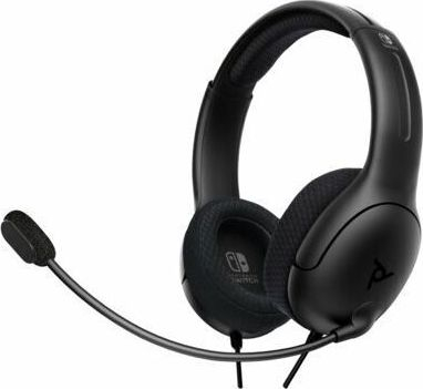 Kufje gaming PDP LVL40, me kabllo 3.5mm, për Nintendo Switch, të zeza