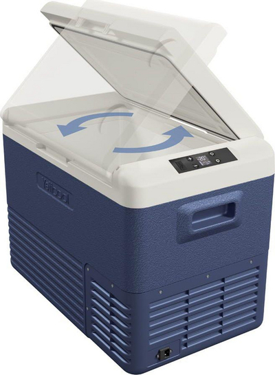 Frigorifer turistik Yeticool LX40 , AC (100-240V) / DC (12 / 24V), i kaltër/bardhë