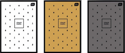 Fletore Interdruk Notebook A4, 60 fletë me katrorë, Soft touch, motiv shahu