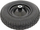 Rrotë pneumatike Green It 16", për bosht 16 mm, mban deri 150 kg, e zezë