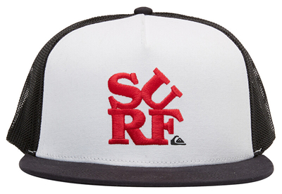Kapele për meshkuj Quicksilver Oasis Trucker, e zezë/bardhë