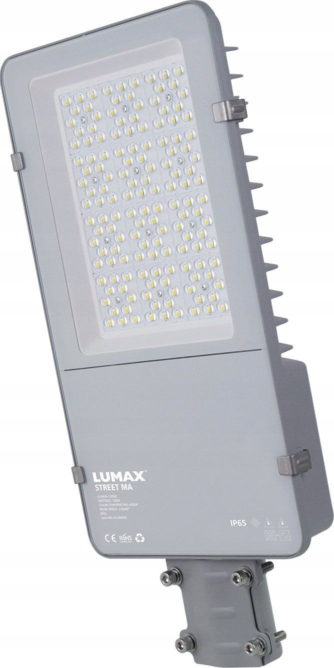 Llambë rruge LED Lumax LU100MA Street MA, 100W, 6000K, gri