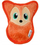 Играчка за кучиња Outward Hound Durablez Fox, големина Small, портокалова