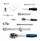 Set veglash KingTul KT-41723-5, 172 pjesë, 1/4" 3/8" 1/2", në kuti