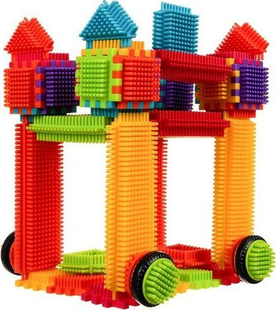 Lodër ndërtime Northix Building Blocks Hedgehog, 192 copa, shumëngjyrëshe