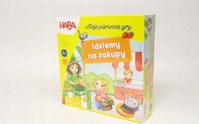 Lojë edukative HABA My First Game We Are Going Shopping, druri, 2+