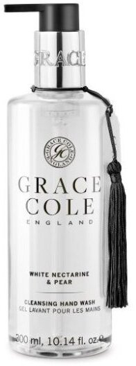 Sapun i lëngshëm duarsh Grace Cole White Nectarine & Pear, restaurues, 300ml, transparent