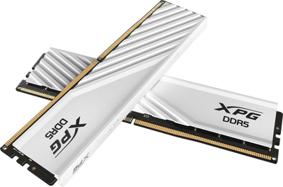 Ram për kompjuter tavoline XPG Lancer Blade, 32GB DDR5 6400MHz, set 2x16GB, e bardhë
