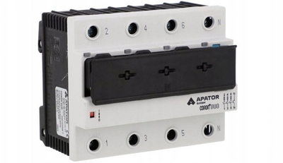 Shkyçës siguricash Apator Coron Duo 0000103306T, 3P+N 63A, 500V, i bardhë e zi