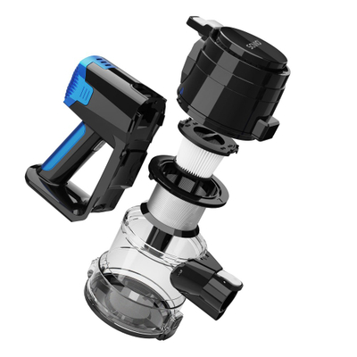 Fshesë me korrent vertikale Savio SAVIO OP-01, pa kabllo, blu e zezë