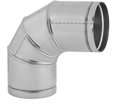 Kthesë ajri Darco KNS-90, 125mm, çelik, ngjyrë metalike