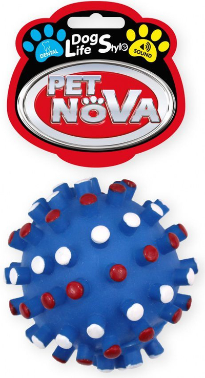 Lodër prej Gome Pet Nova, 8.5cm, e kaltër