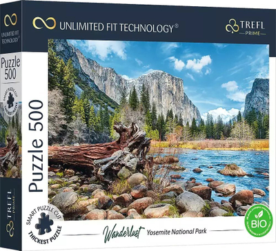 Puzzle TREFL Yosemite National Park, 500 copa, 48x34cm, shumëngjyrësh