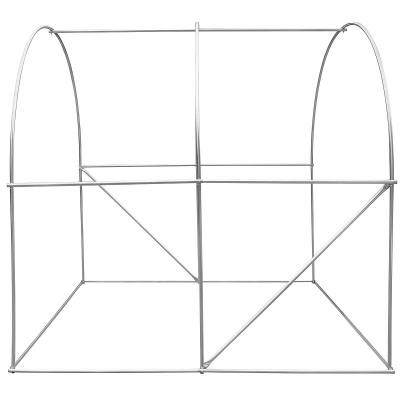 Serë tunel Saska Garden Greenhouse, 200x200x200 cm, PE e përforcuar, e bardhë