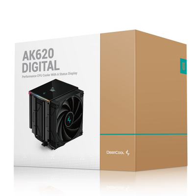 Ftohës për procesor Deepcool AK620 Digital, ARGB, i zi