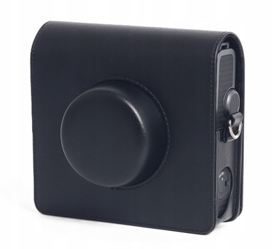 Çantë mbrojtëse LOVE INSTANT për Fujifilm Instax WIDE EVO, me rrip, e zezë