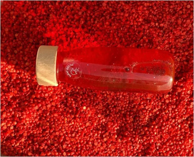 Shishe ndijore Petit Boum Float, për bebe 3m+, e kuqe