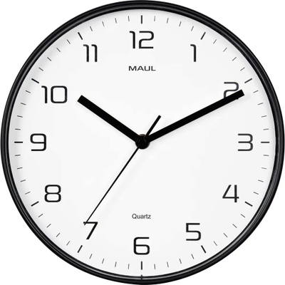 Ora muri Maul MAULdrip, 25 cm, kuarc, e zezë