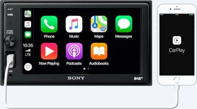 Radio veture Sony XAV AX1005DB, 6.2", Apple CarPlay, i zi