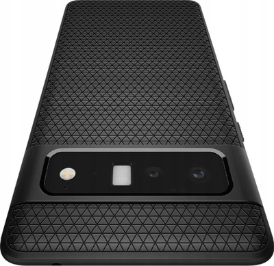 Kapak telefoni Spigen Liquid Air Armor për Google Pixel 6 Pro, plastikë TPU e butë, mban mirë nga goditjet, e zezë matte