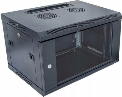 Kabinet i varur për rrjet CCSW-0604-06U, 6U, 600x450 mm, i zi