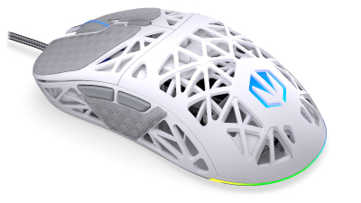 Maus gaming Endorfy LIV, me kabllo, 12000 DPI, i bardhë Onyx