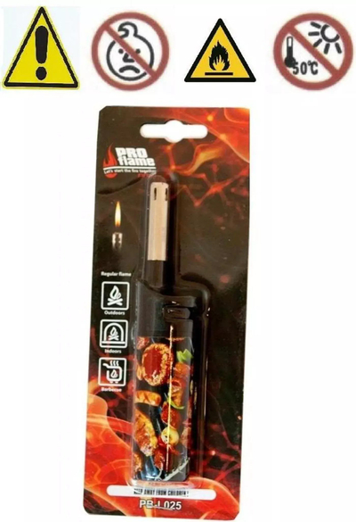 Палење PROflame PB-L025, електронско палење, полначливо, во повеќе бои