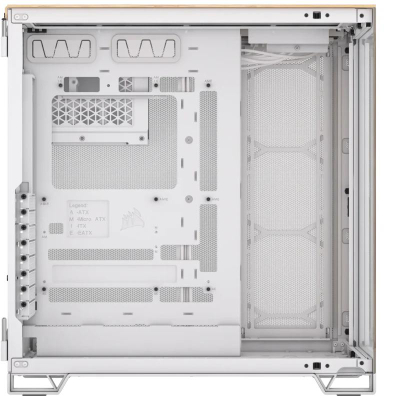 Kasa kompjuteri Corsair 6500X CC-9011284-WW, MIDI Tower, xham i temperuar, Bamboo White