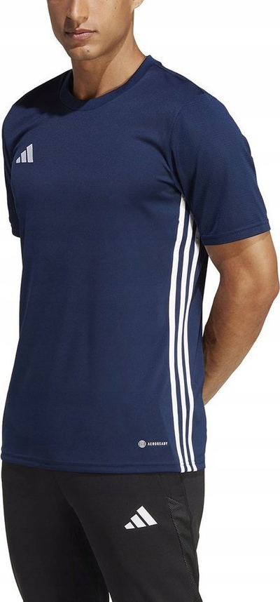 Bluzë futbolli Adidas Tabela 23 JSY H44527, për burra, sintetike, e bardhë