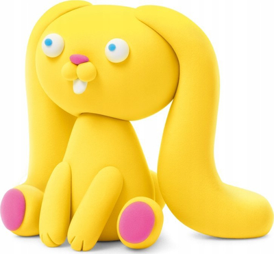 Set plasteline Hey Clay Fluffy Animals TM Toys, me aksesorë, shumëngjyrësh