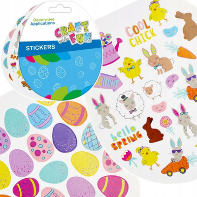 Liber kreativ me ngjitëse STARPAK Easter Book, 6 fletë, shumëngjyrësh