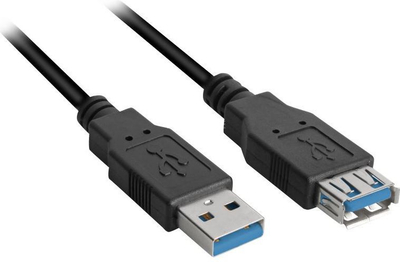 Kabllo zgjatuese USB 3.0, 5 Gbit/s, A mashkull në A femër, blu