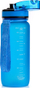 Shishe sportive Meteor me filter, 650 ml, transparente, blu