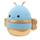 Lodër pellushi Squishmallows Queen Bee, 14", super e butë, blu me ari
