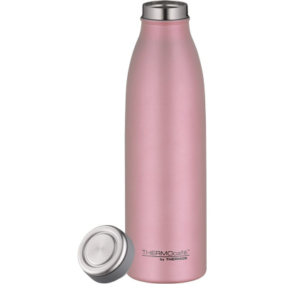 Shishe termale THERMOcafé, 500ml, çelik inox, rozë ari